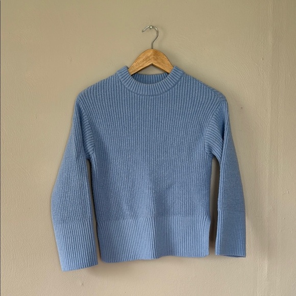 lark & grey Sweaters - Lark & Grey Blue Ribbed Women's Sweater medium